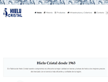 Tablet Screenshot of hielocristal.com